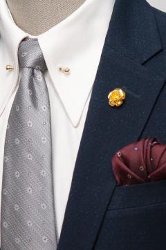 Bộ Suit Xanh Đen Chấm Nhỏ Modern Fit TGS356